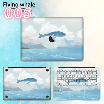 マックブックエアー シールMacBook Air13/Pro15プロ鉄の錆ウォールステッカー  クジラ鯨